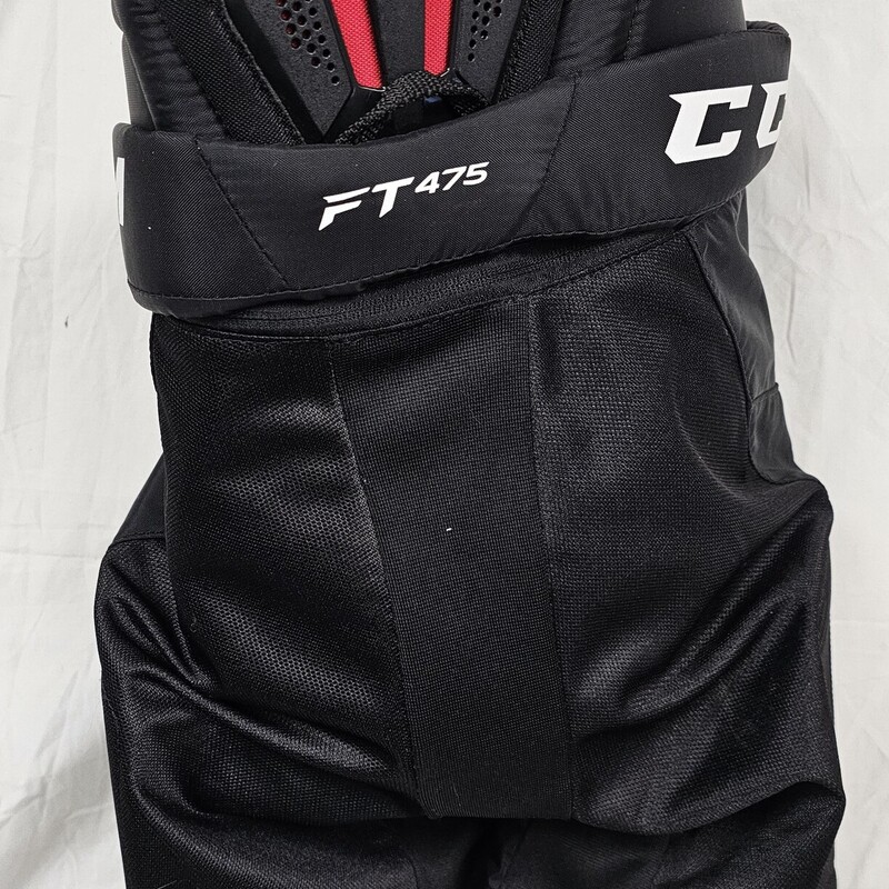 Pre-owned CCM JetSpeed FT475 Junior Black Hockey Pants, Size: Jr S