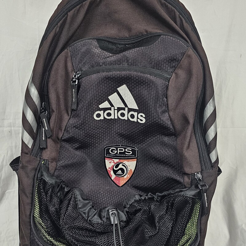 Pre-owned Adidas Stadium Soccer Backpack, Black