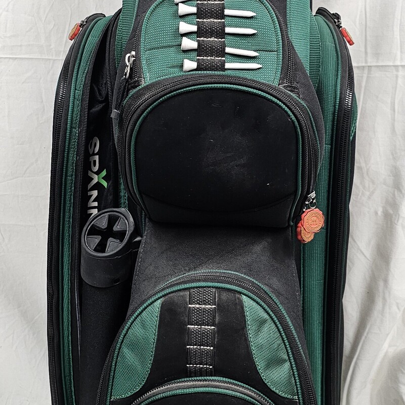 Pre-owned Callaway SPXNN 14 Way Golf Cart Bag, Pilsner Urquell Embroidered