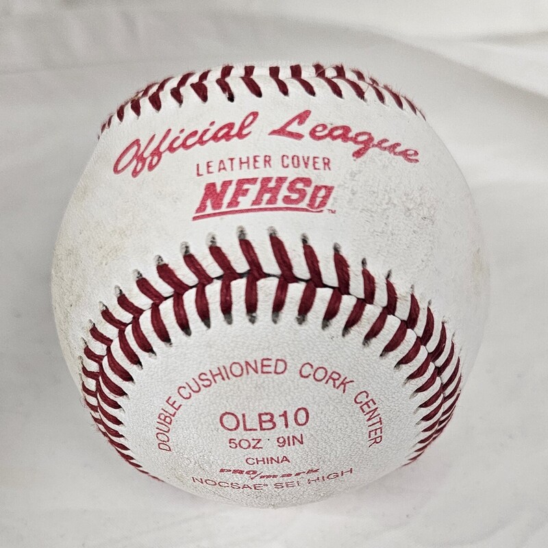 Pre-owned Bucket Of Baseballs 36 NFHS Official League Baseballs, Baseball model # OLB10