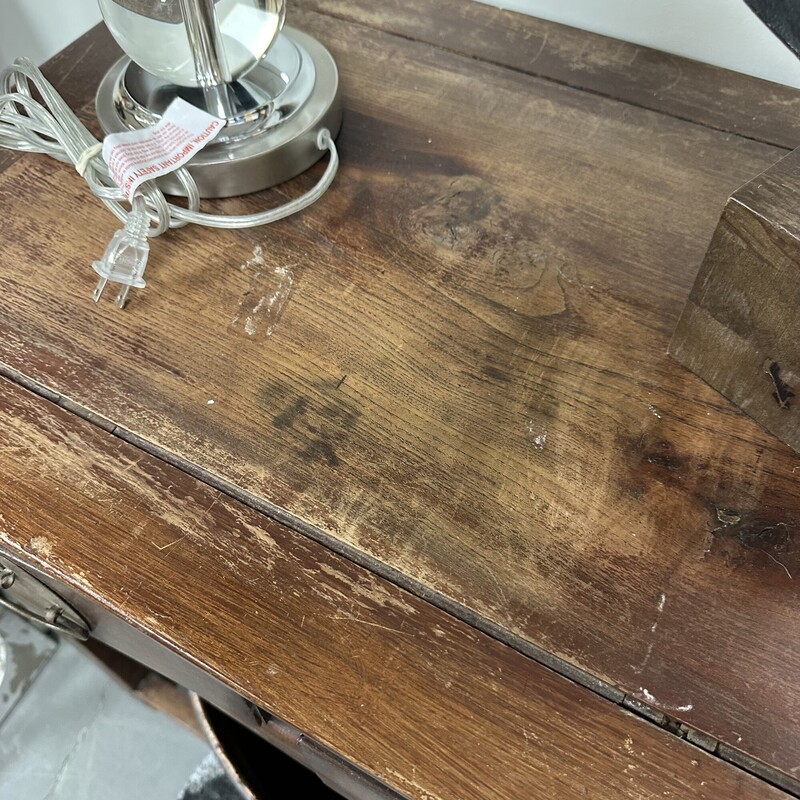 2-Door Rustic Wood Table, 2-Tiers<br />
Size: 30x20x31