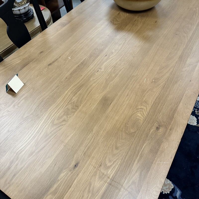 Mid Century Modern Dining Table, Oak
Size: 71x38