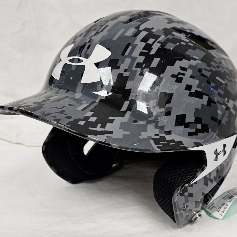 Pre-owned Under Armour Charged Batting Helmet Size: 5 7/8-6 3/4