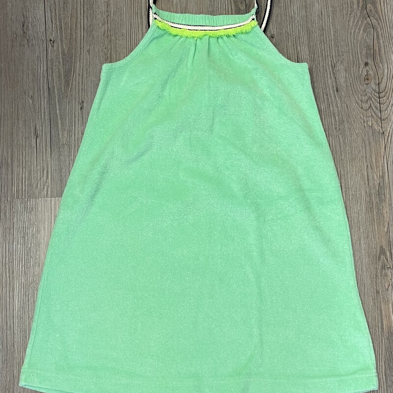 Crewcuts Cover Up Dress, Green, Size: 7Y