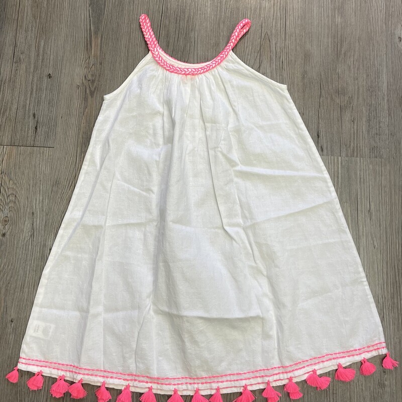 Sunuva Cover Up Dress, White, Size: 7-8Y