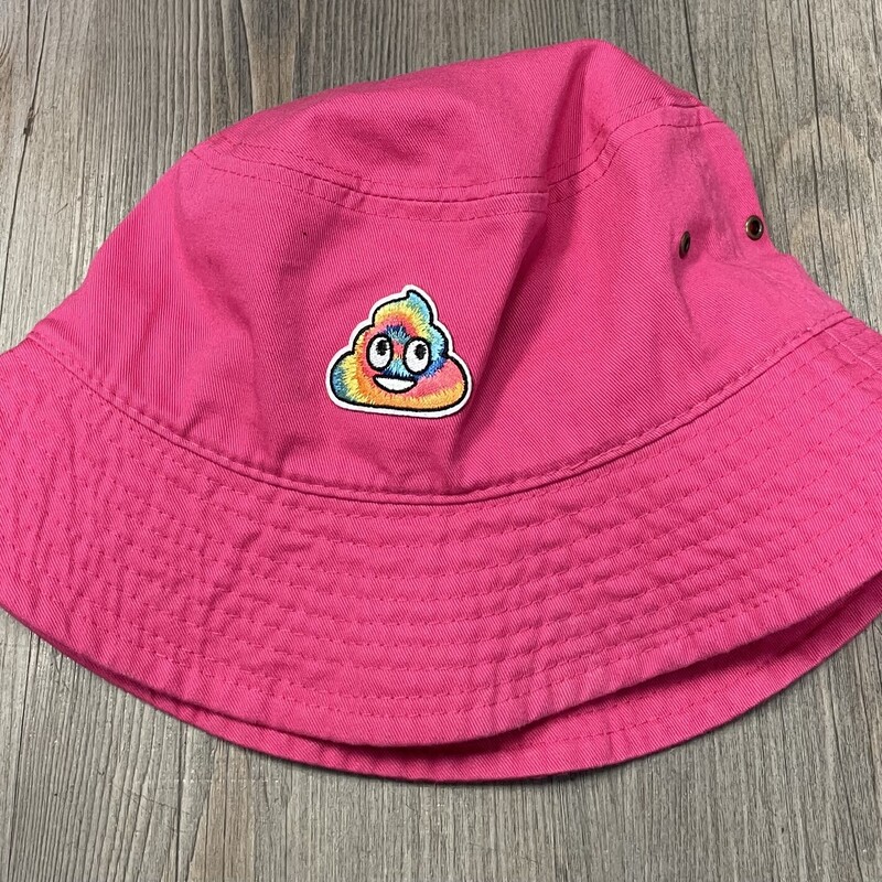 Emoji Bucket Hat, Fuchsia, Size: 10Y+
