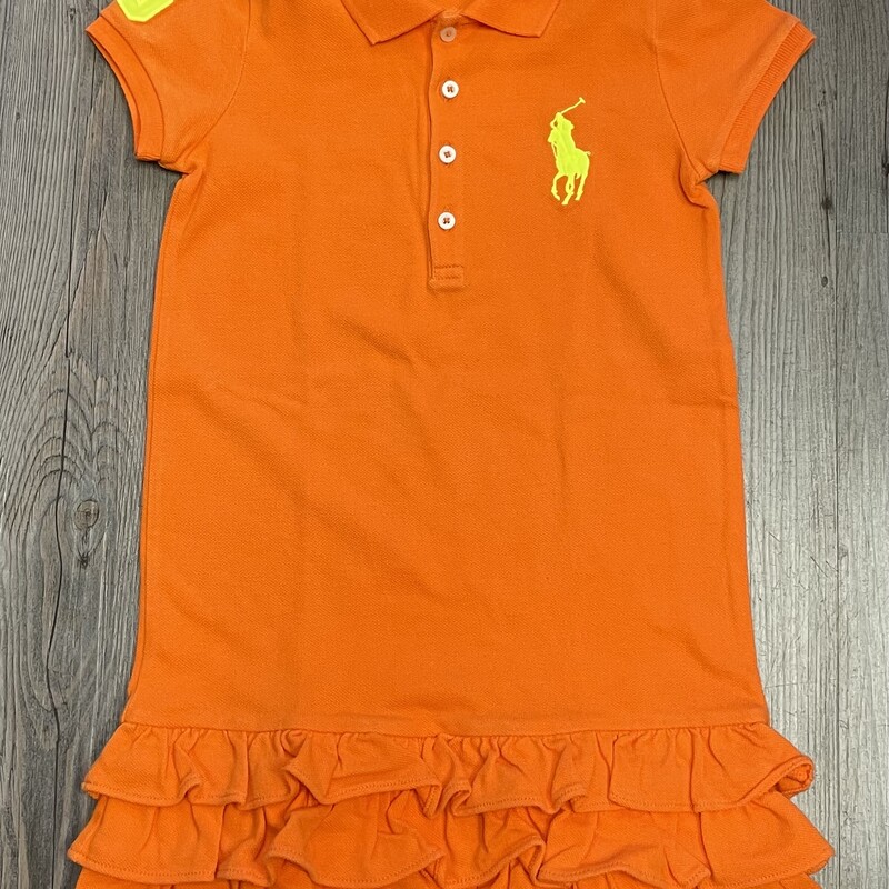 Ralph Lauren Dress, Orange, Size: 4-5Y