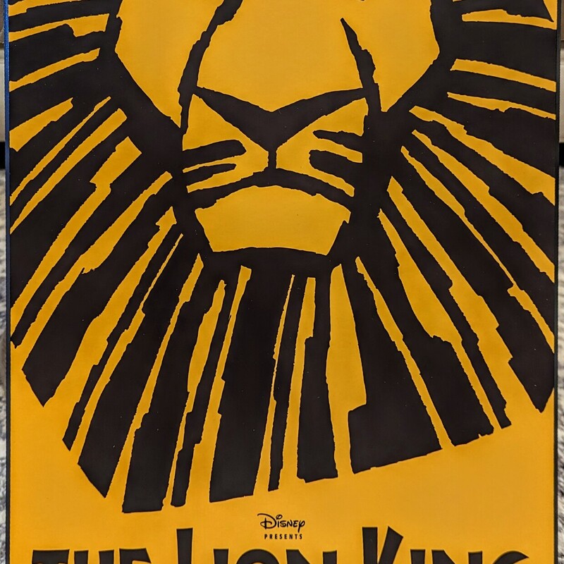 Lion King Wood Plaque