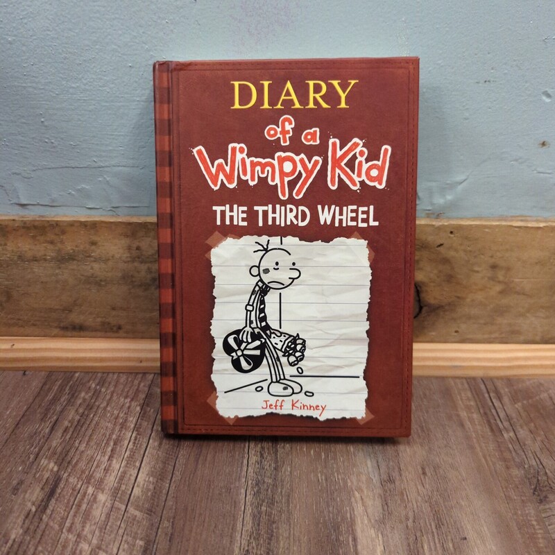Wimpy Kid #7 Third Wheel, Brown, Size: Book