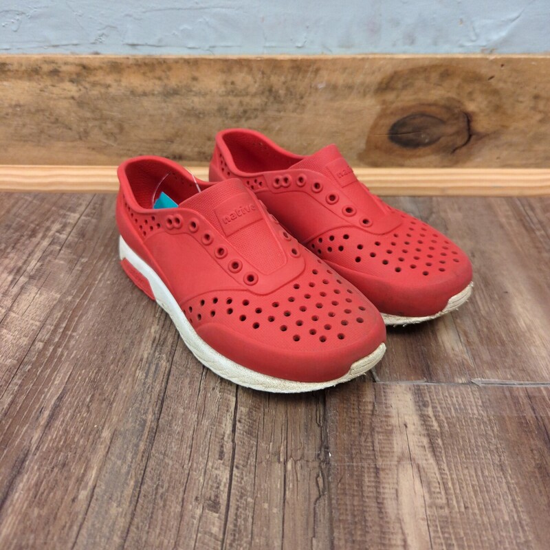 Native Foam Sneaker, Red, Size: Shoes 13