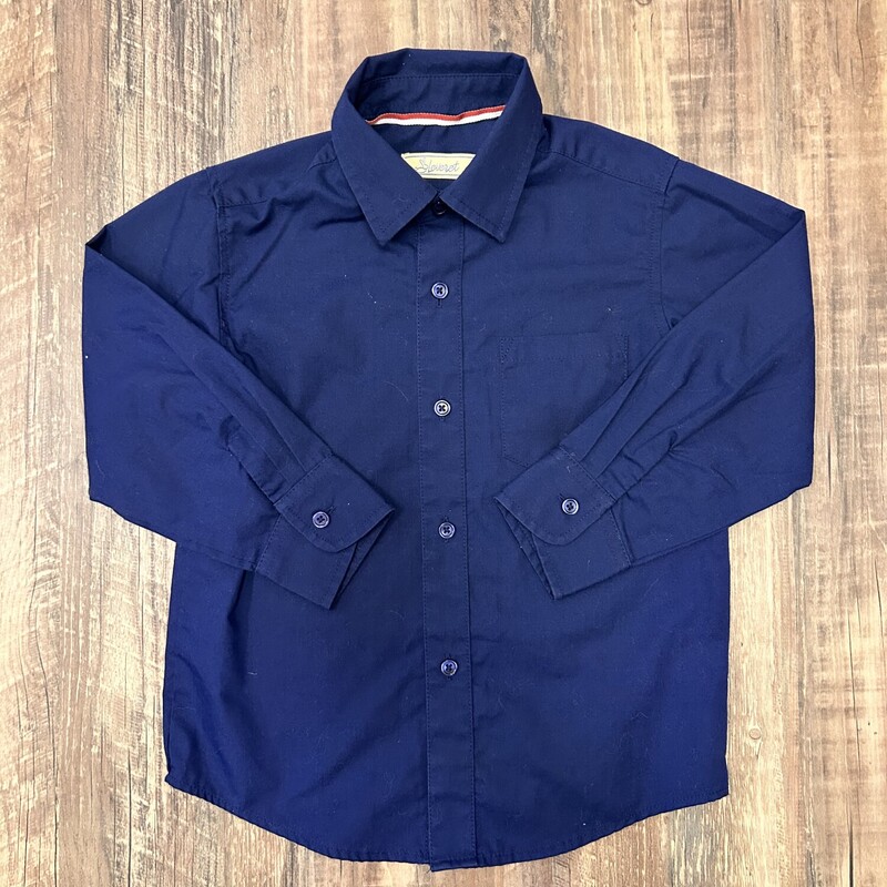 Leveret Navy Buttonup, Navy, Size: 4 Toddler
Retail $34.98