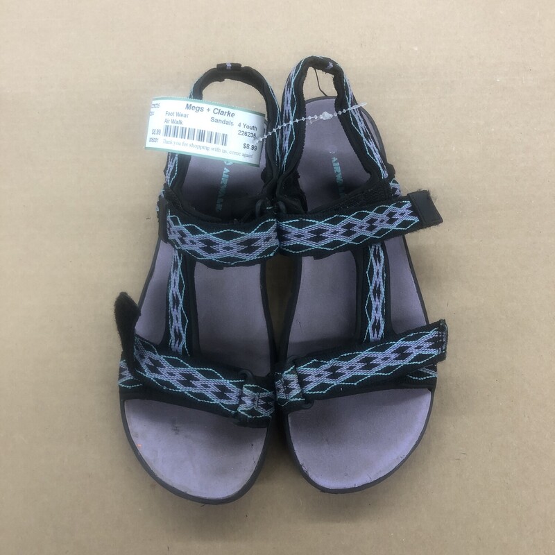 Air Walk, Size: 4 Youth, Item: Sandals