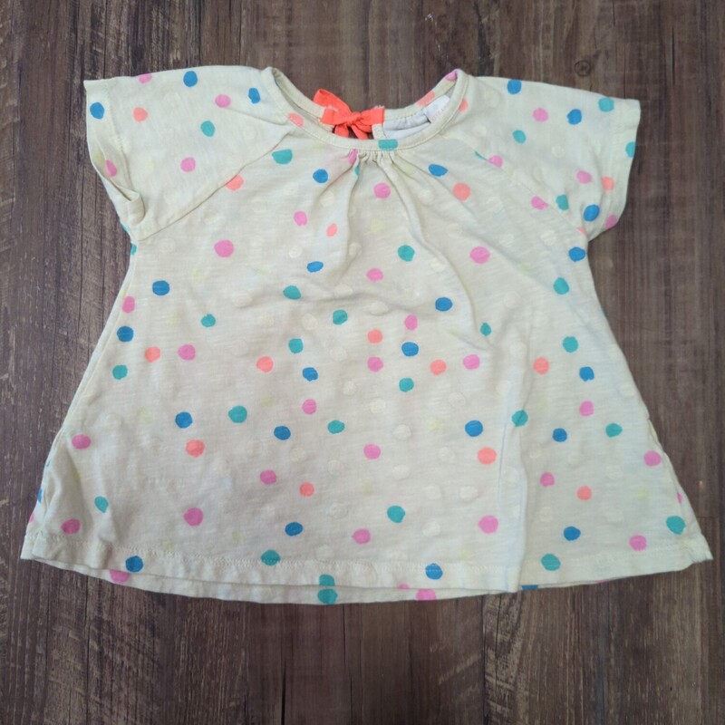 Zara Dot Knit Tee, Multi, Size: 2 Toddler