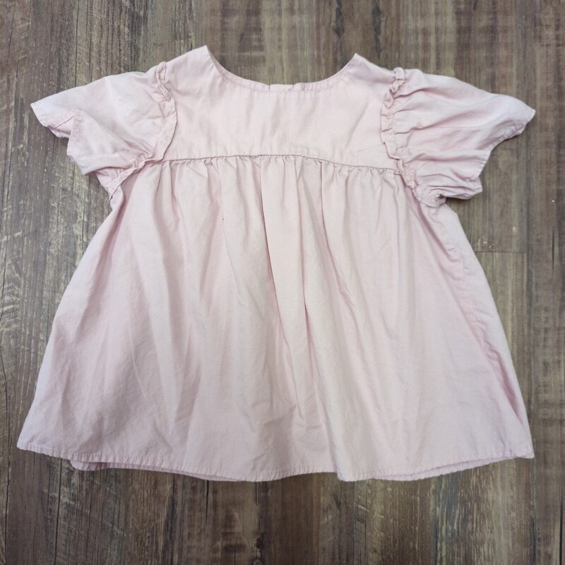 Zara Woven Babydoll Top, Lavender, Size: 4 Toddler
