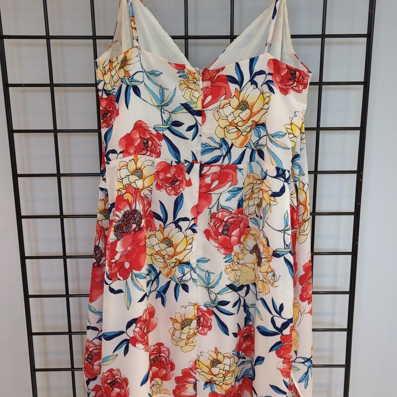 Guess Satin Dress, Floral, Size: M