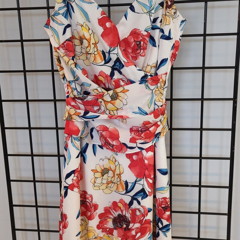 Guess Satin Dress, Floral, Size: M