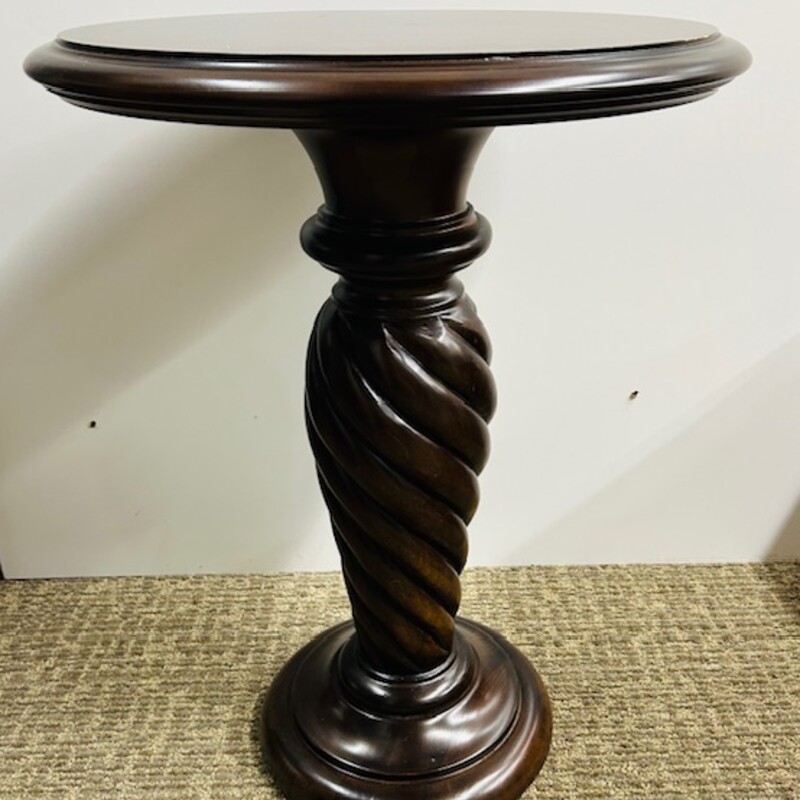 Spindle Wood Accent Table