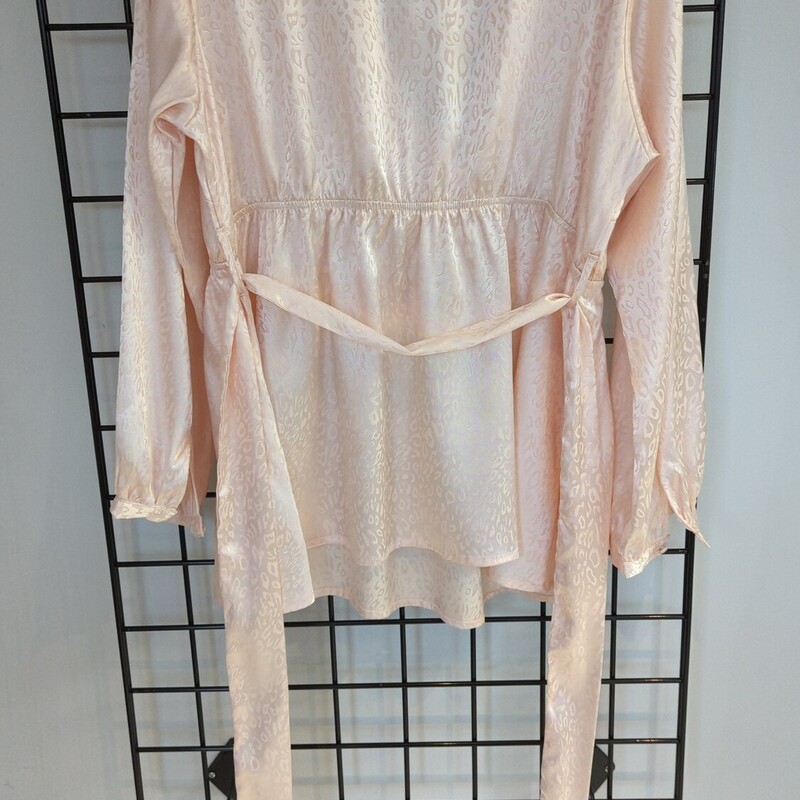 Yoins Satin Top NEW, Blush, Size: 2X