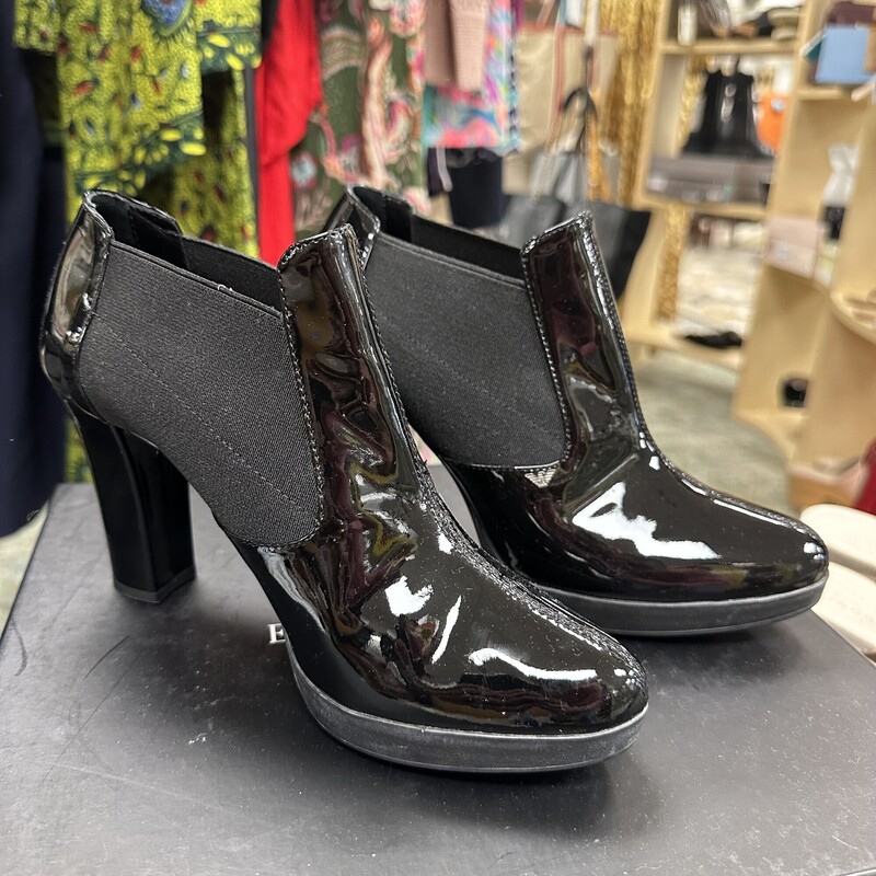 Emporian Armani Patent Leather Boots, Black
Size: 6.5-7