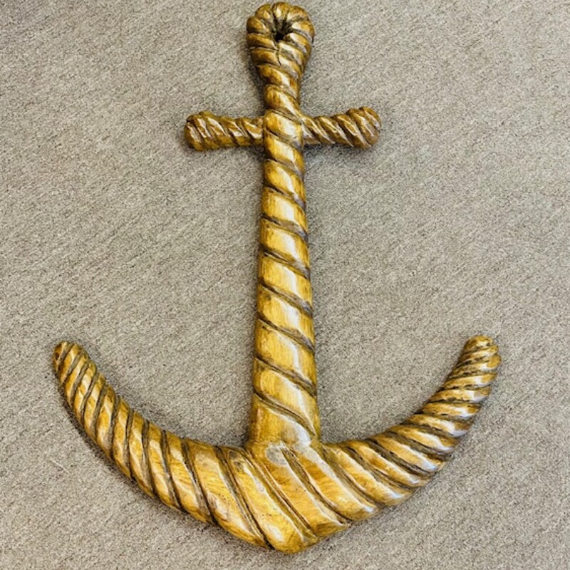 Twisted Wood Anchor Wall Decor
Brown Size: 23 x 30.5H