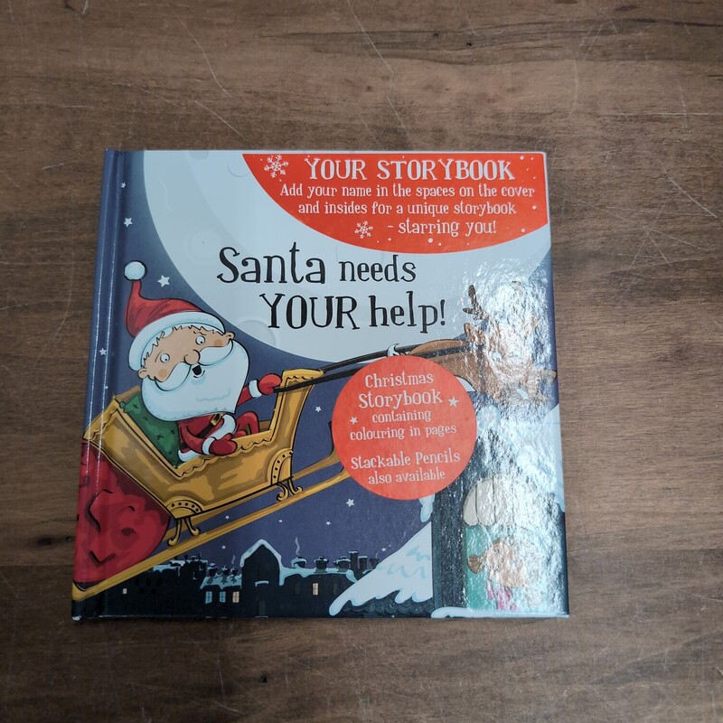 Santa Needs Your Help, Size: Cover, Item: Hard