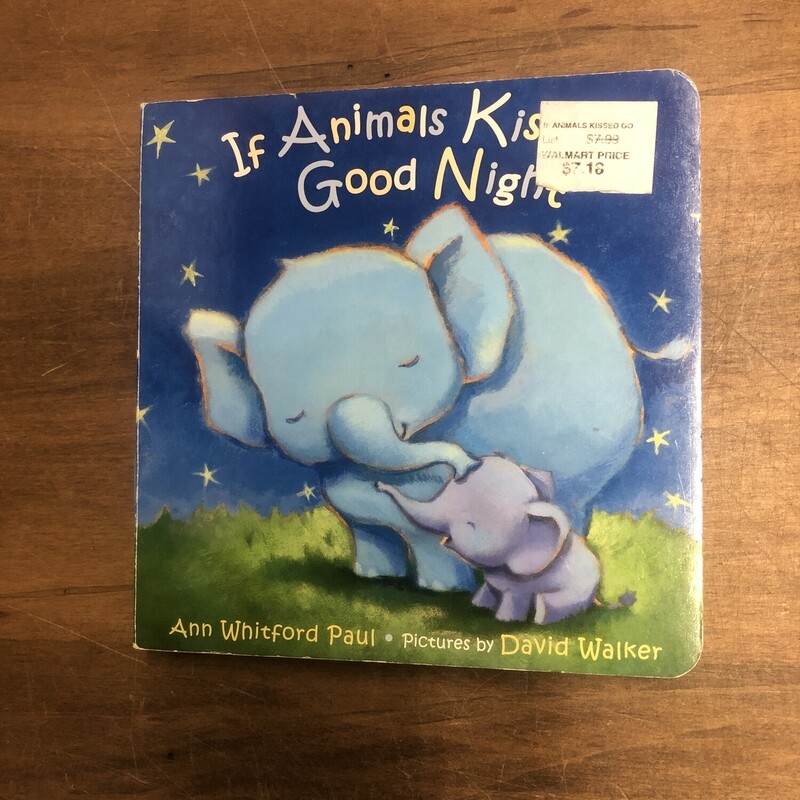 If Animals Kiss Goodnight, Size: Board, Item: Book