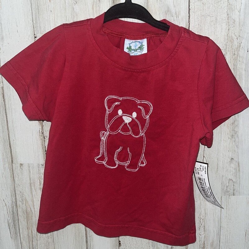 12M Red Dog Embroider Tee