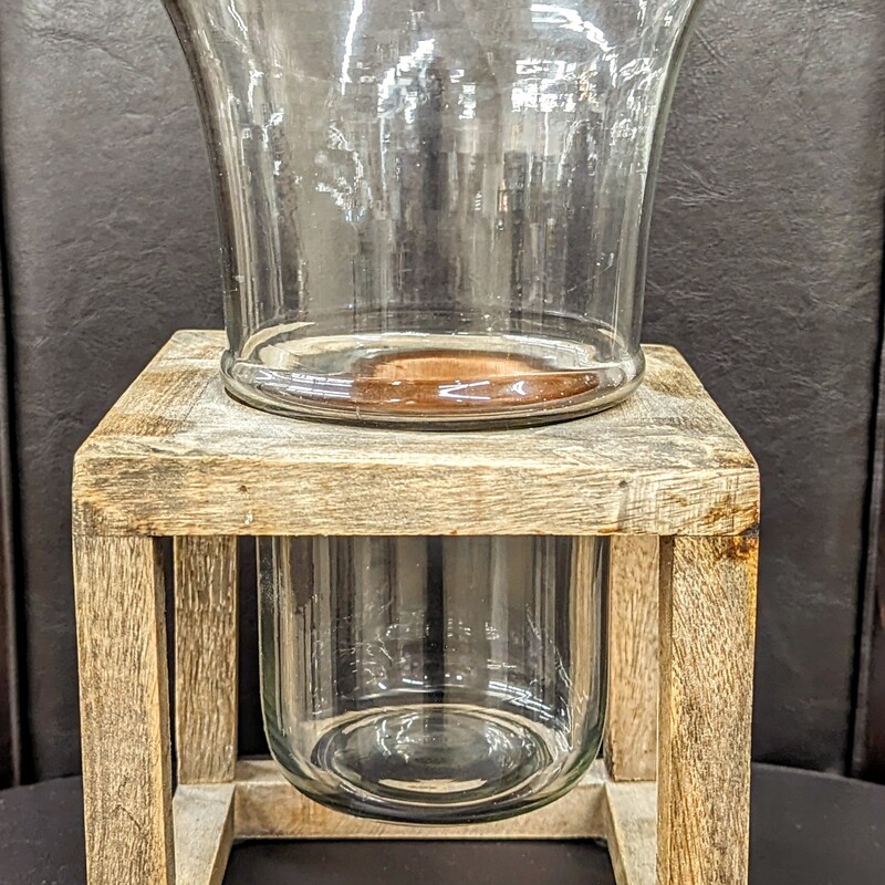 Pier1 Wood Fluted Glass