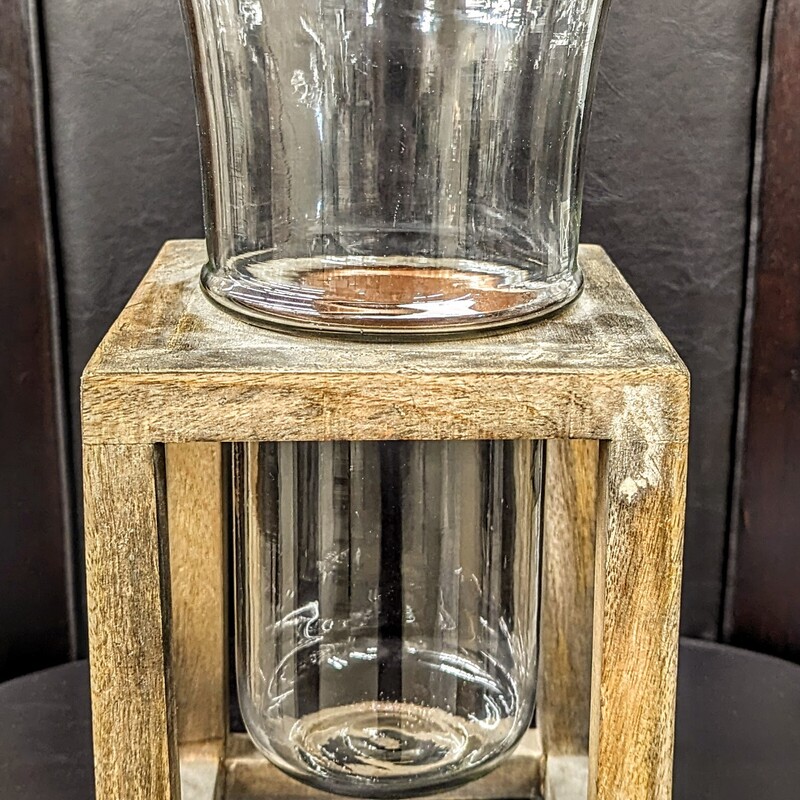 Pier1 Wood Fluted Glass