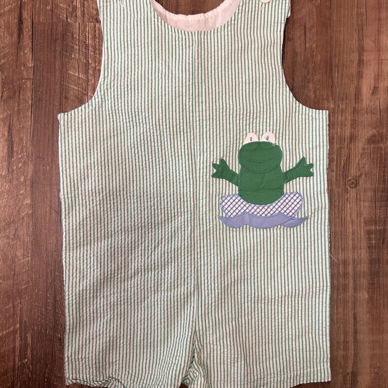 Funtasia Too Frog Overall, Green, Size: 3 Toddler