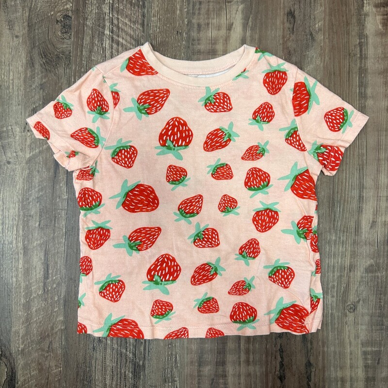 Old Navy Strawberry Tee, Pink, Size: 4 Toddler