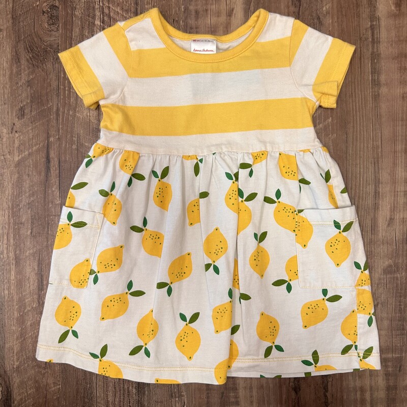 Hanna A Lemon Knit Dress