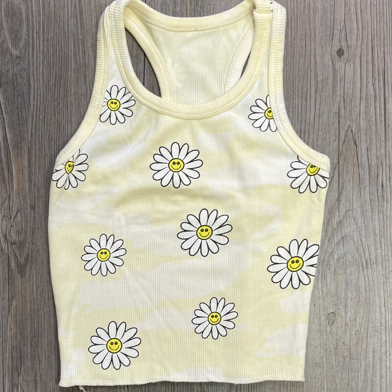Sunflower Tank Top, Yellow, Size: 8Y