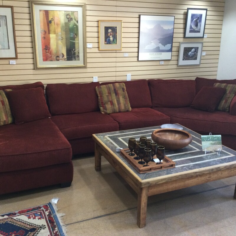 Red Sectional, None, Size: H4153

35h x 14 feet x23d

FOR IN-STORE OR PHONE PURCHASE ONLY
LOCAL DELIVERY AVAIALBLE $50 MINIMUM