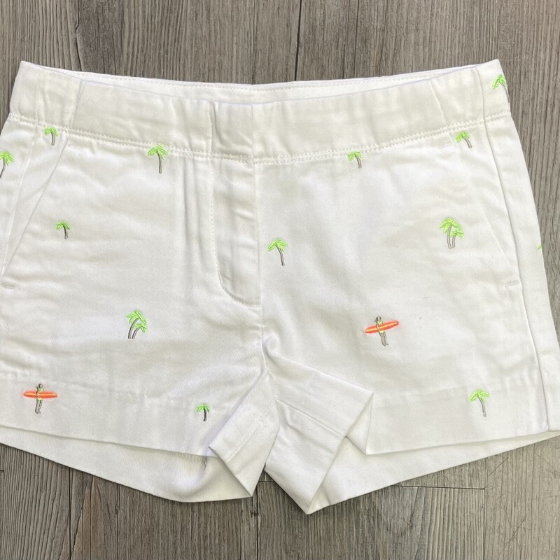 Crewcuts Shorts, White, Size: 7Y