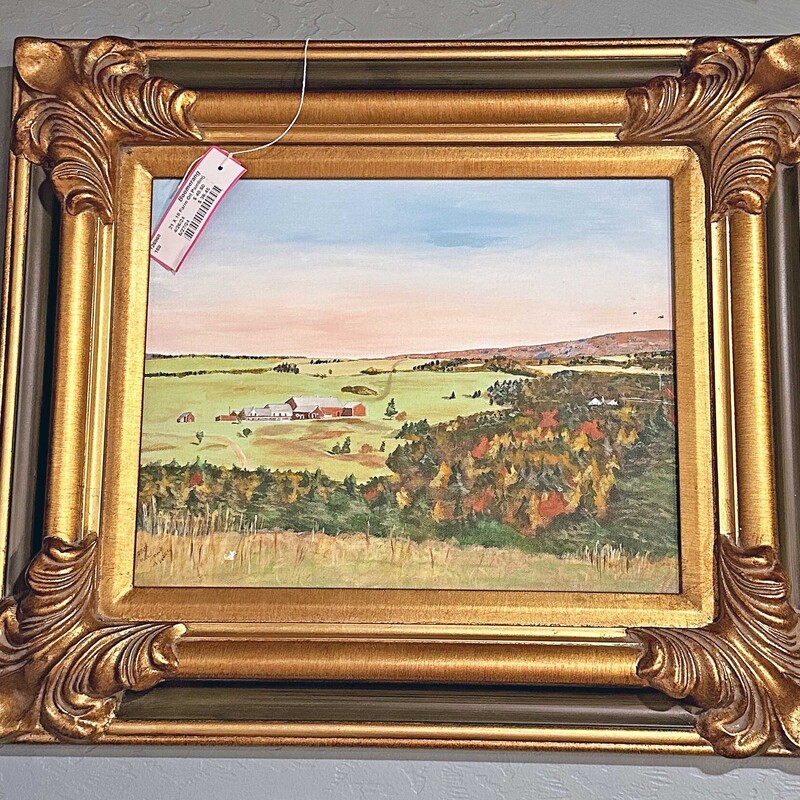Farm Oil Painting with Nice Frame
21 In x 18 In.