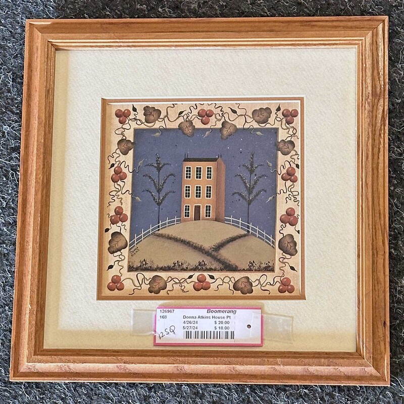 Framed Donna Atkins House Print
12 In Square