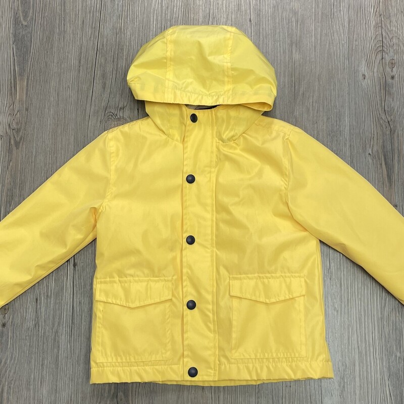 Joe Fresh Lined Rain Jacket, Yellow, Size: 3Y