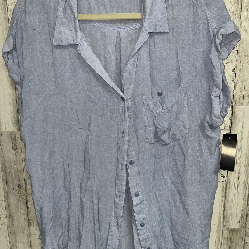 L Lt Chambray Button Up
