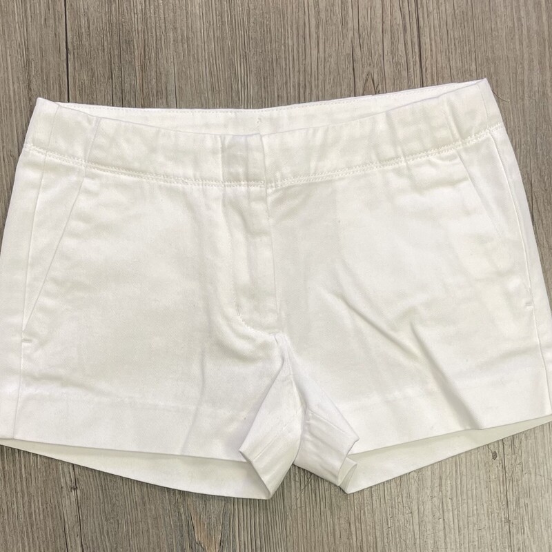 Crewcuts Shorts, White, Size: 8Y
