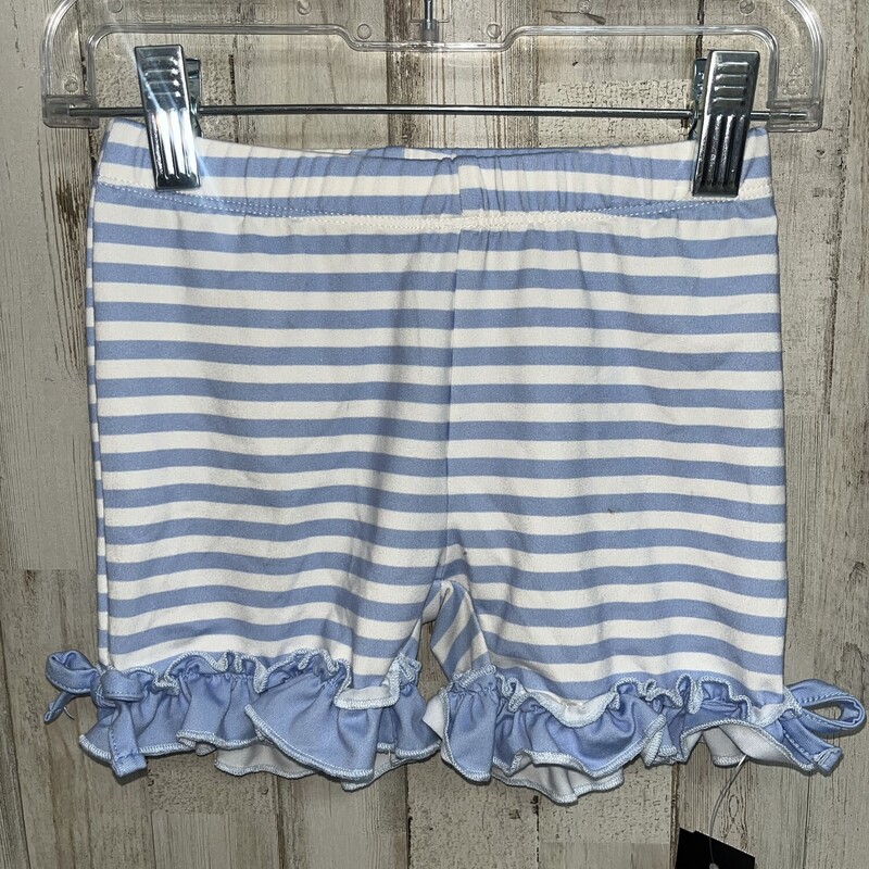 3 Lt Blue Striped Shorts