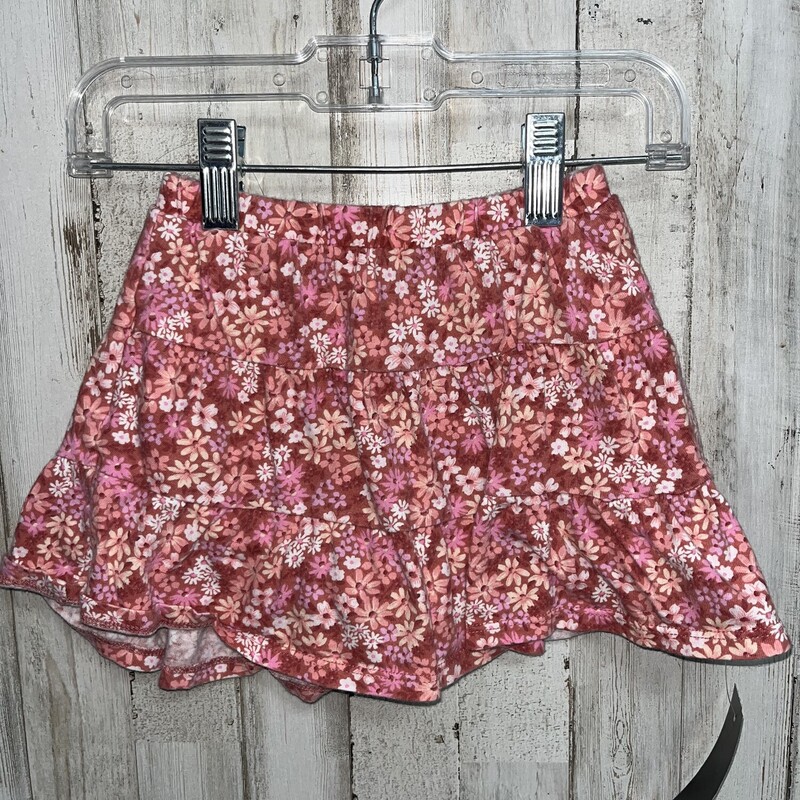 3T Pink Floral Skirt