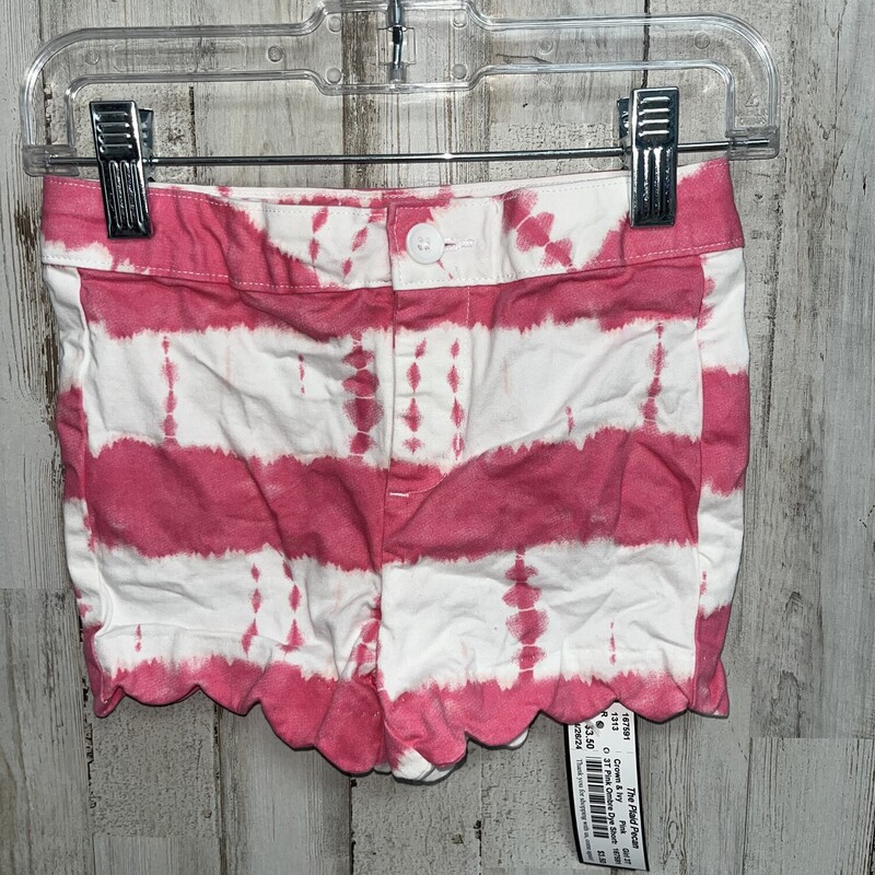 3T Pink Ombre Dye Shorts