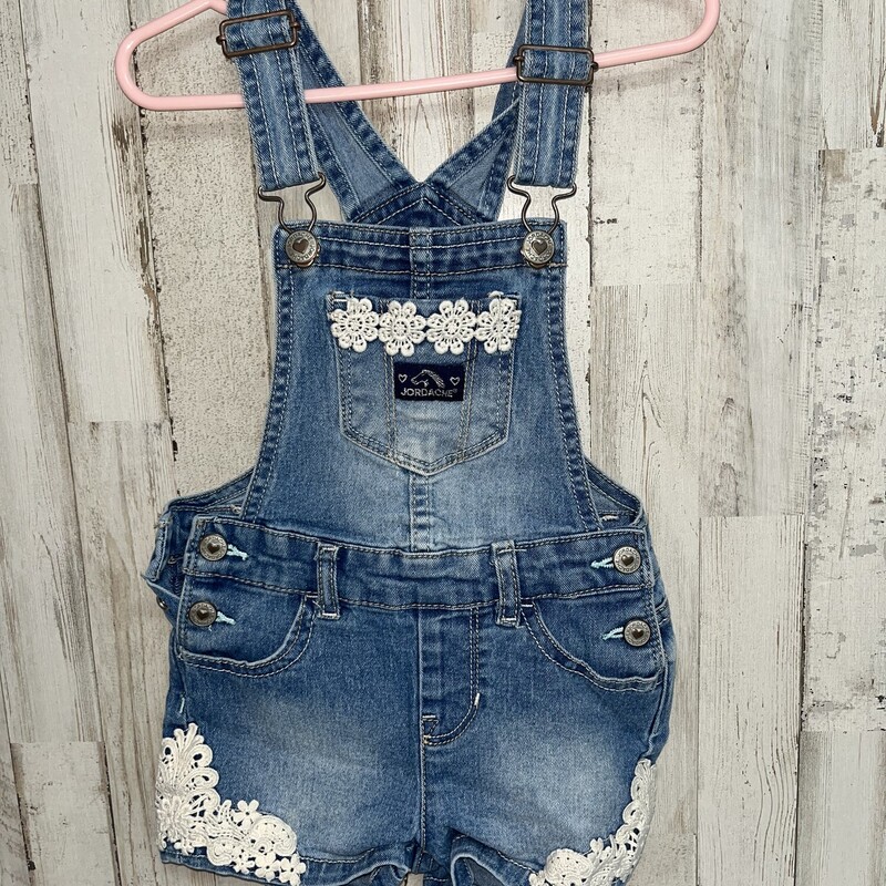 4T Eyelit Lace Overalls