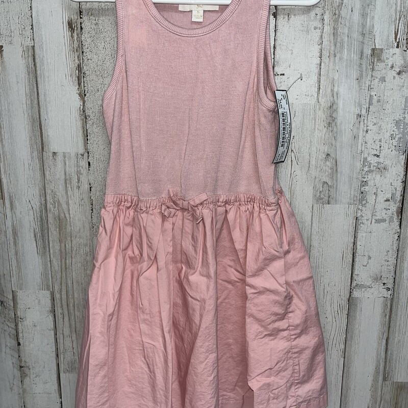 5 Pink Ribbed Tank Dress