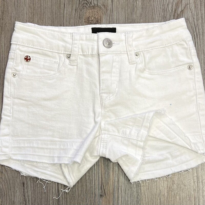 Hudson Denim Shorts, White, Size: 8Y