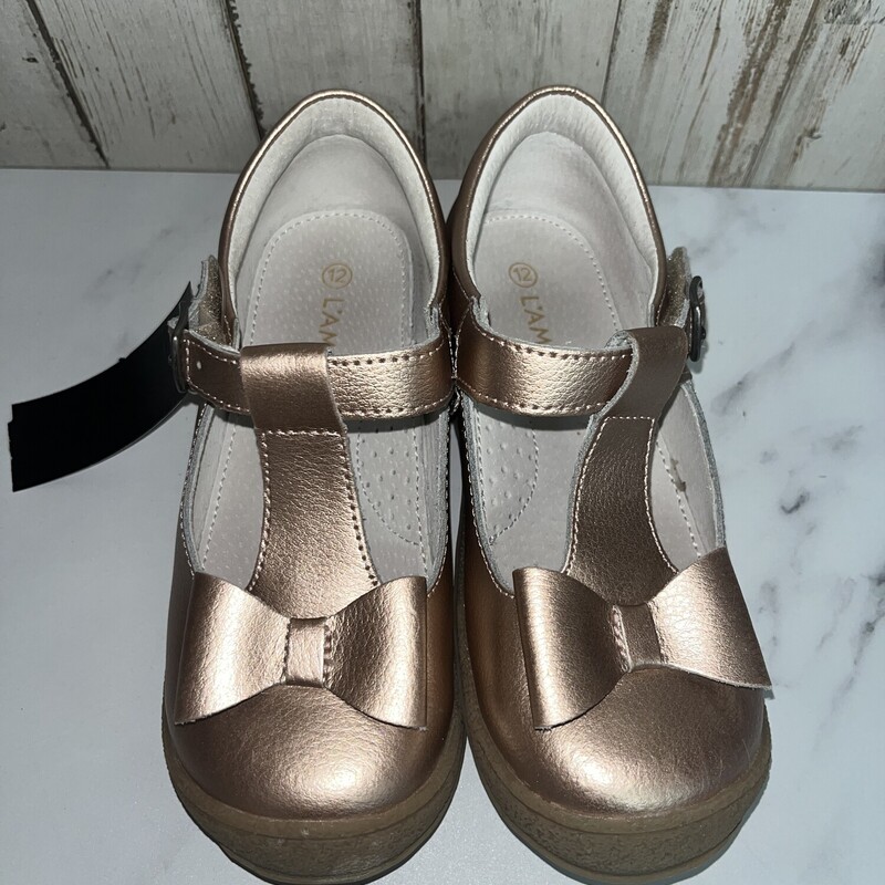 12 Rose Gold Mary Janes