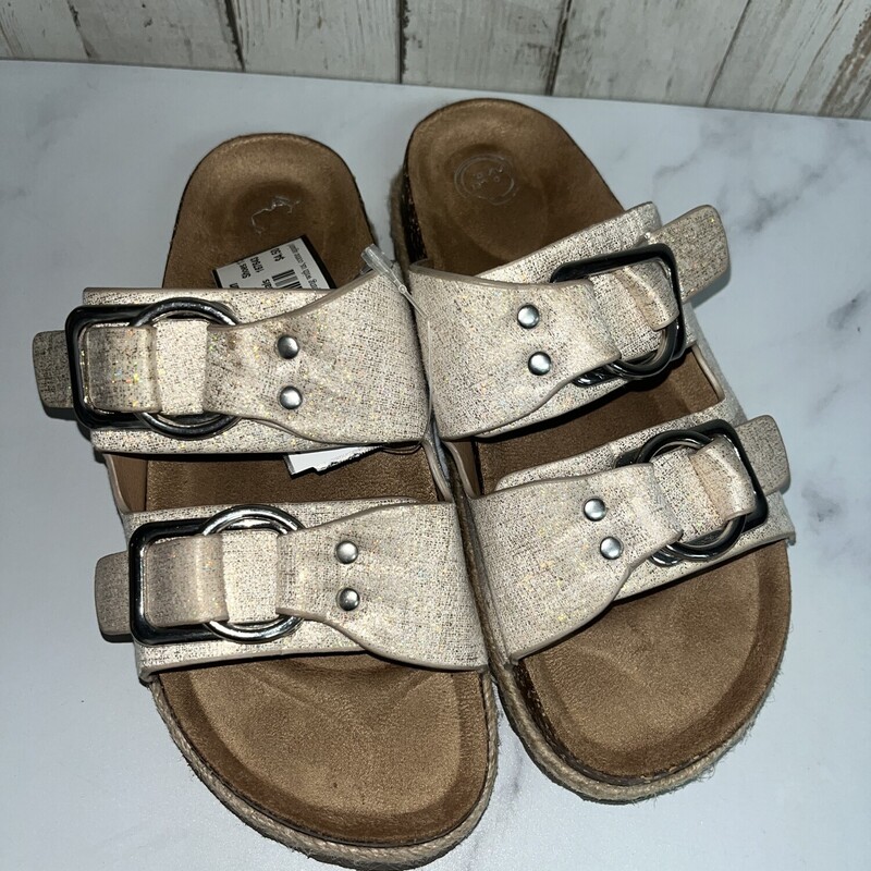 13 Gold Buckle Sandals