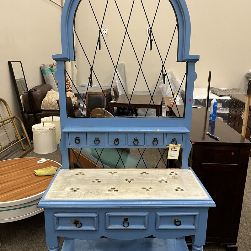 Blue Bakers Hutch