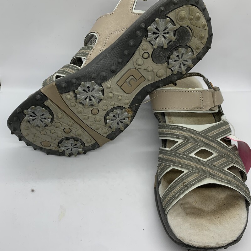 Footjoy Golf Sandal, Gray, Size: 7<br />
All Sales Are Final<br />
No Returns<br />
Pick Up In Store<br />
or<br />
Have It Shipped<br />
Thank You For Shopping With Us :-)